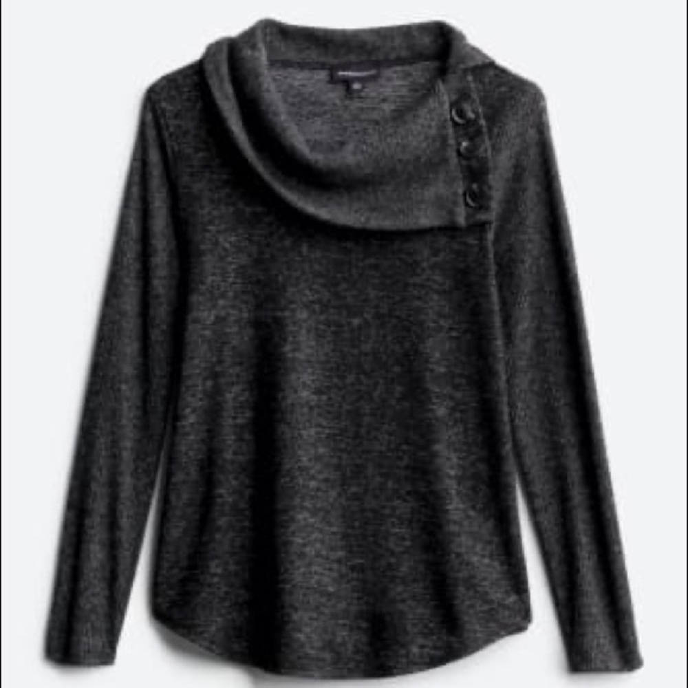 Button Detail Brushed Knit Top by Fortune + Ivy